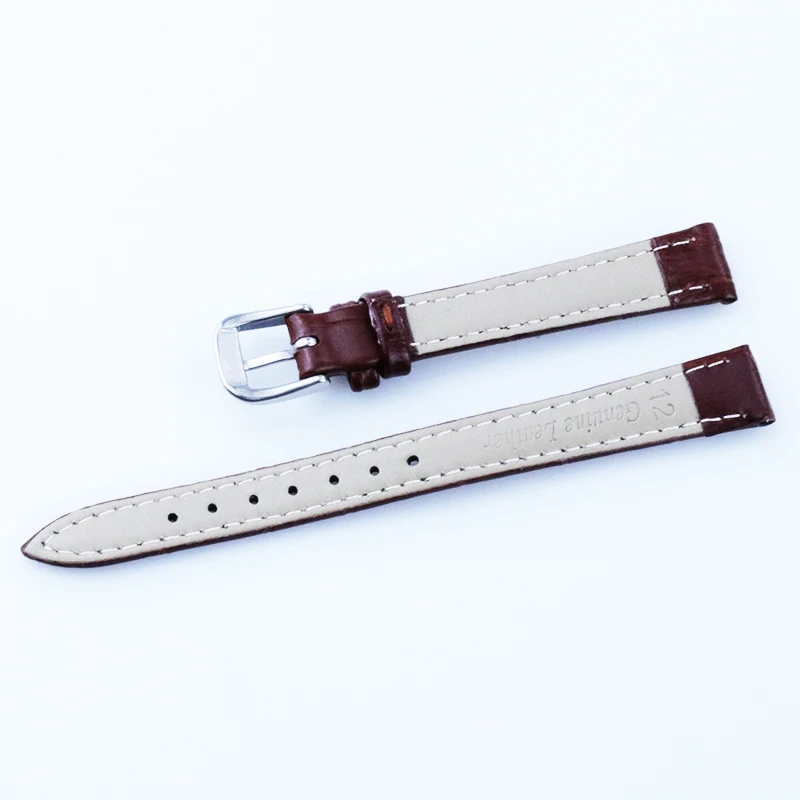 Ремешок для часов из натуральной кожи браслет женщин студентов 10 мм 12 20 22 ремешок