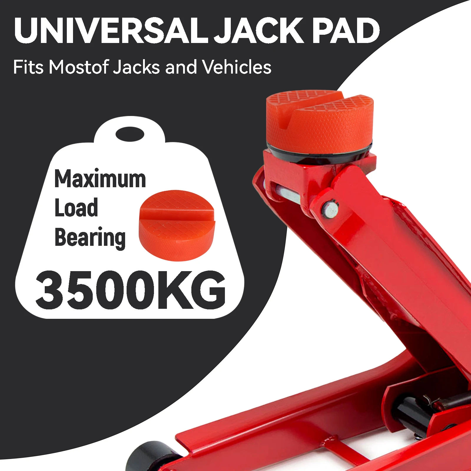 

Накладка на домкрат, полиуретановый противоскользящий рельсовый адаптер, опорный блок, сверхмощный автомобильный подъемник, аксессуары для Toyota Nissan Mazda Hyundai