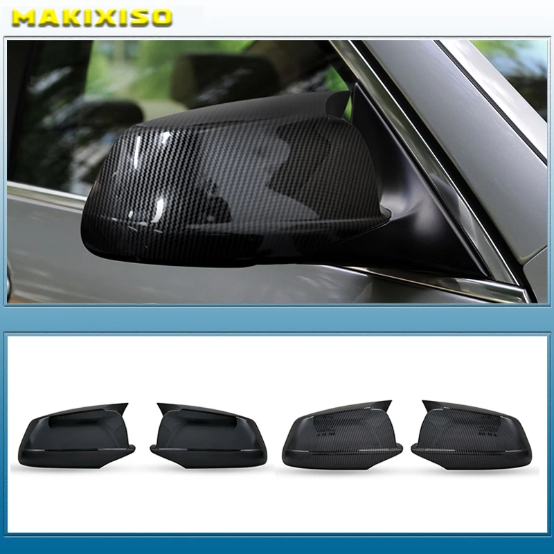 

for BMW 5 Series F10 F11 2010-2013 Car Rearview Mirror Cover Side Wing Protect Frame Covers Carbon Fiber Style Trim Shell