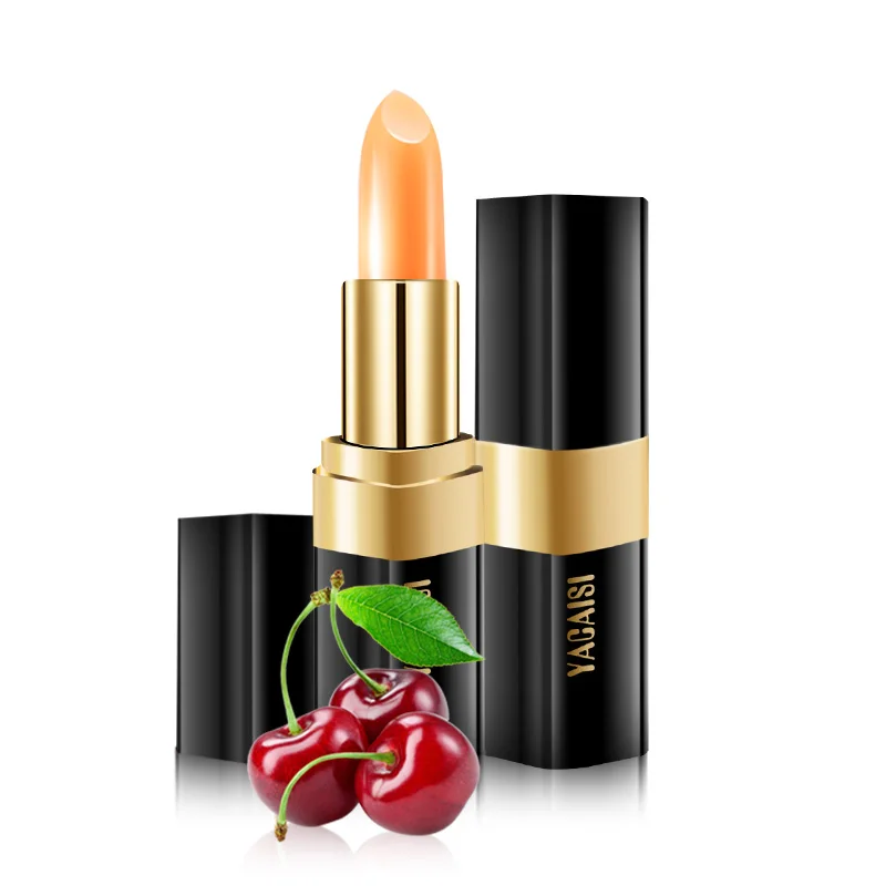 Красная вишневая здоровая помада Уход за губами увлажняющий бальзам для губ