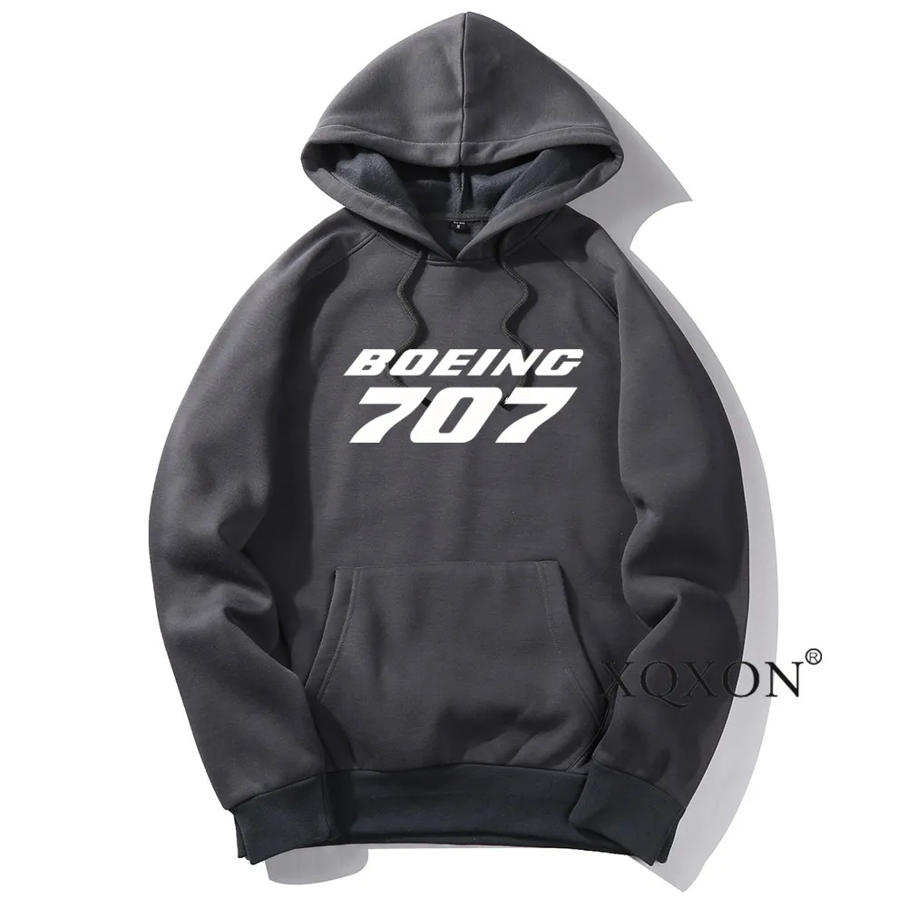 

New- Eu/Us Size 2022 New Autumn Winter Boeing 707 Printed Men Hoodie Sweatshirt High-quality Man Hooded Sweatshirt H703