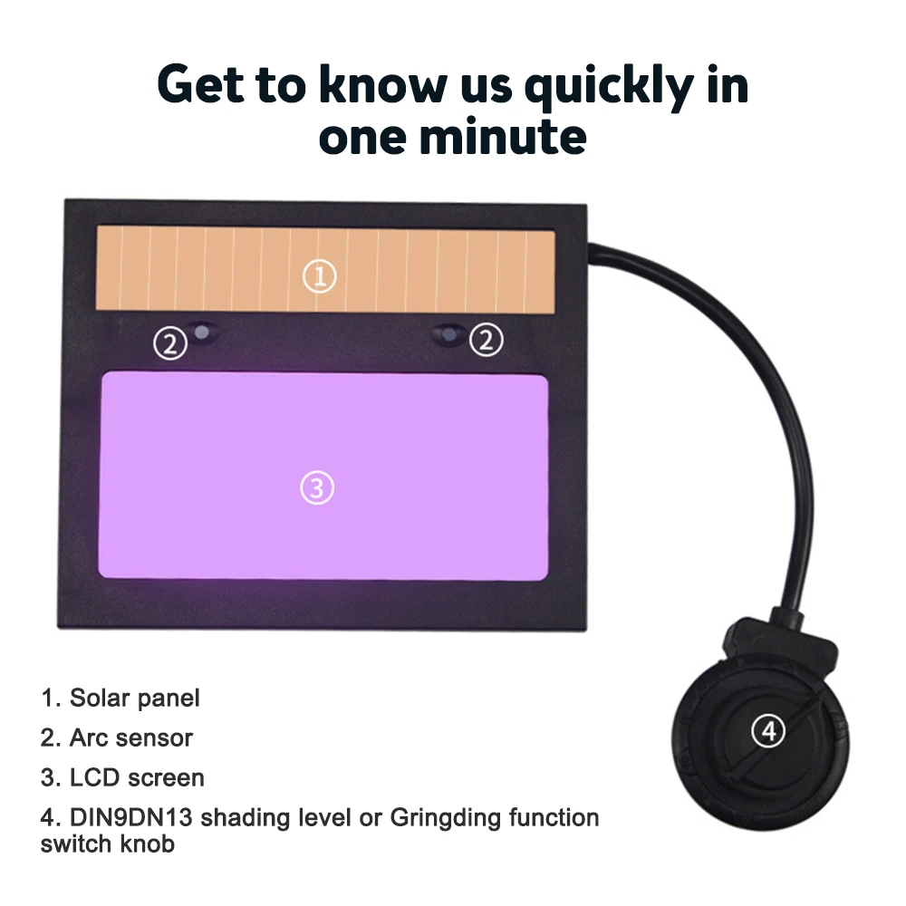 Затемняющие сварные очки на шлем, солнечные сварочные линзы, сварочные инструменты для автоматической сварки, шлем C90G:DIN3/11 C90W:DIN4/9-13