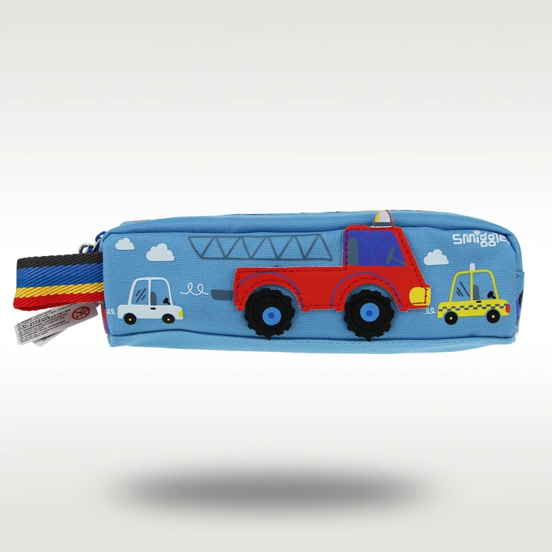 Австралия Smiggle оригинальный хит продаж пенал для мальчиков и детей крутой синий