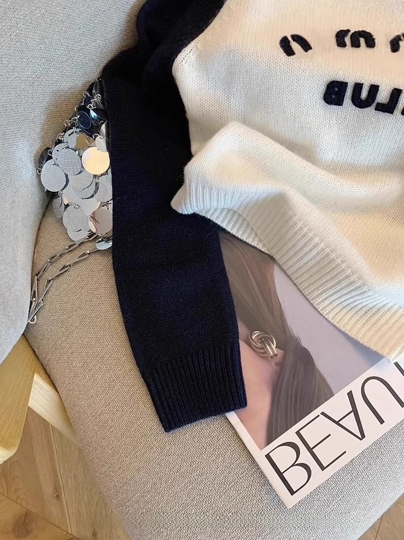 Тяжелый кремовый белый цвет женский свитер для тяжелой промышленности