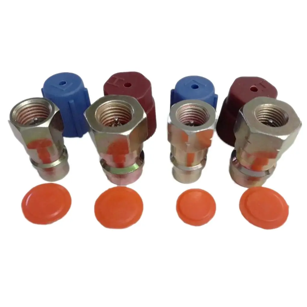 

4 шт. 3/8 7/16 боковой порт низкого давления, адаптер для модификации, замена для R12, аксессуары для кондиционера