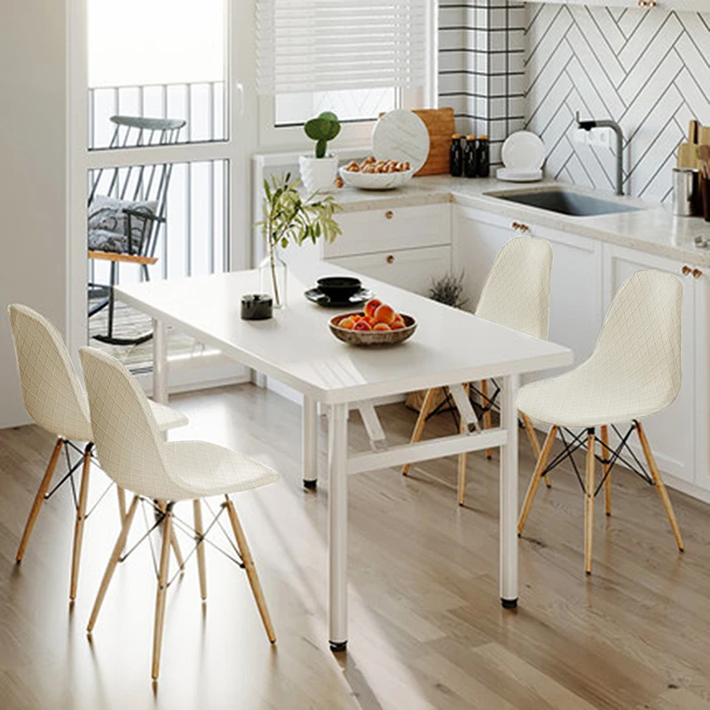 1/2/4/6 шт. чехол на сиденье для eame Shell кресло без подлокотников стул рук обеденные