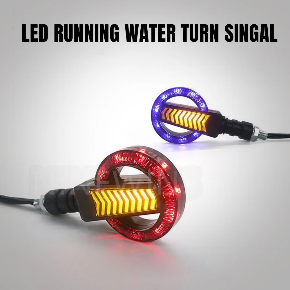 

Motorcycle Turn Signal LED Daytime Running Light 12V Decorative Light Highlight Running Light Modification Accessories
