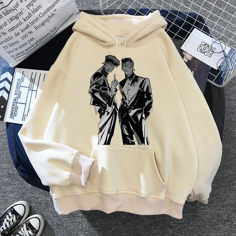 

Men Hoodies JoJo's Bizarre Adventure Casual Fashion Clothes Cartoons Kawaii Anime Tops Street Pullover Couple Hoodie Sweatshirt