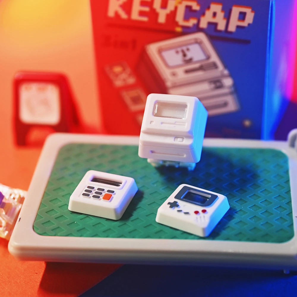 

Customized Creative MAC PC Retro Keycap Mechanical Keyboard 3D Printing Game Keycap R4 Height Stereoscopic Relief Cherry MX axis
