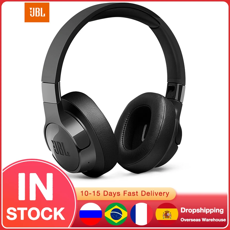 Original JBL TUNE700BT Headphones Bluetooth-Compatible Subwoofer Sports Headphones Noise Cancelling Earphones With Microphone