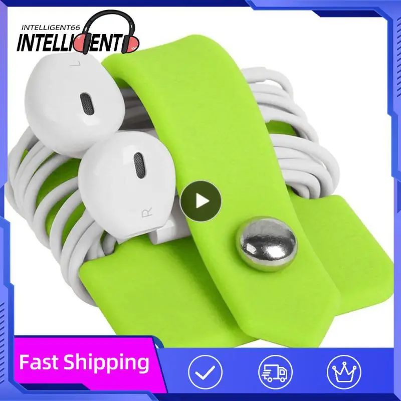 

Durable Headphone Cord Storage Portable Silicone Wire Winder Neat And Tidy Convenient Hub Clip Organizer Multi-function Hub