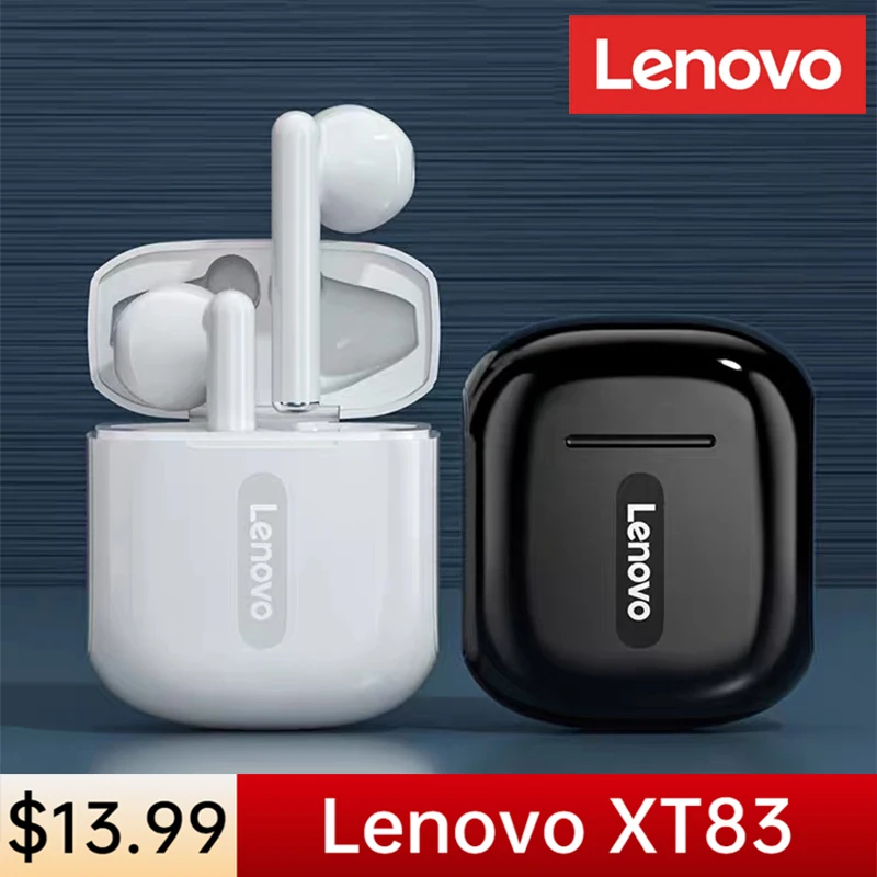 

Lenovo XT83 TWS Earphones Wireless Bluetooth 5.0 9D Stereo Sports IPX5 Waterproof Headset Low Latency Earbuds With Microphone