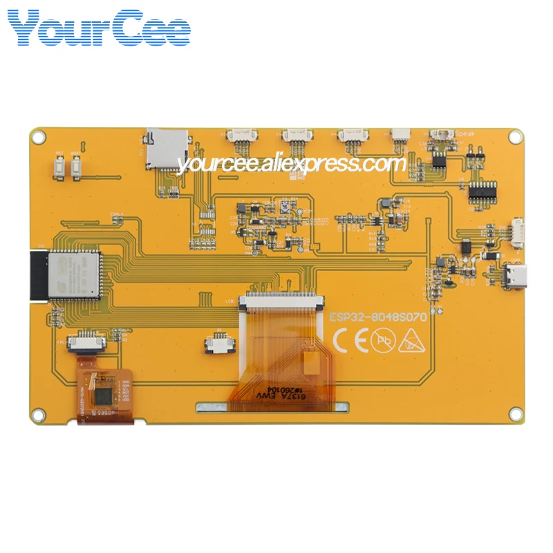 Фото Плата разработки ESP32-S3 ESP32S3 с ЖК-дисплеем 4.3, 4.0, 7.0 дюймов, беспроводной Bluetooth-модуль, умный TFT-модуль с резистивным и емкостным сенсорным экраном №4