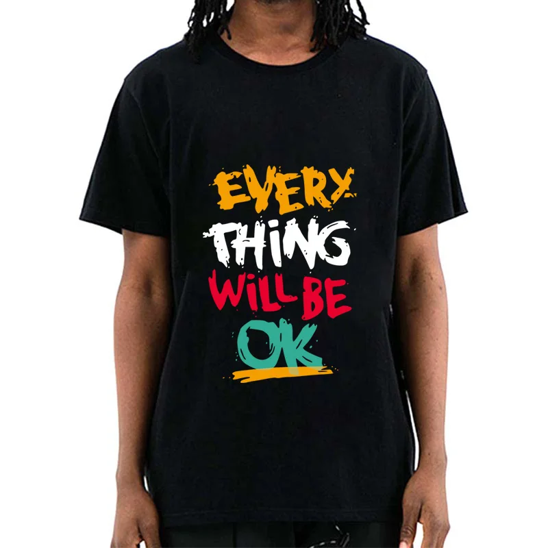 

Футболка с коротким рукавом и надписью для мужчин и женщин, Свободный Топ в стиле хип-хоп, хлопковая рубашка унисекс, лето