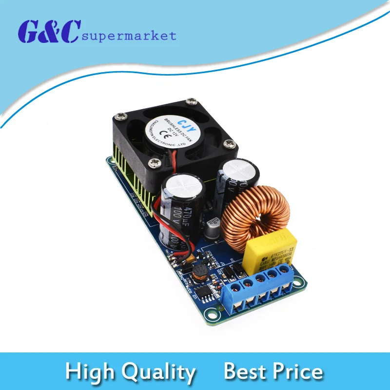 

Одноканальный цифровой усилитель IRS2092S 500 Вт, класс D, усилитель мощности Hi-Fi, плата «сделай сам», электроника