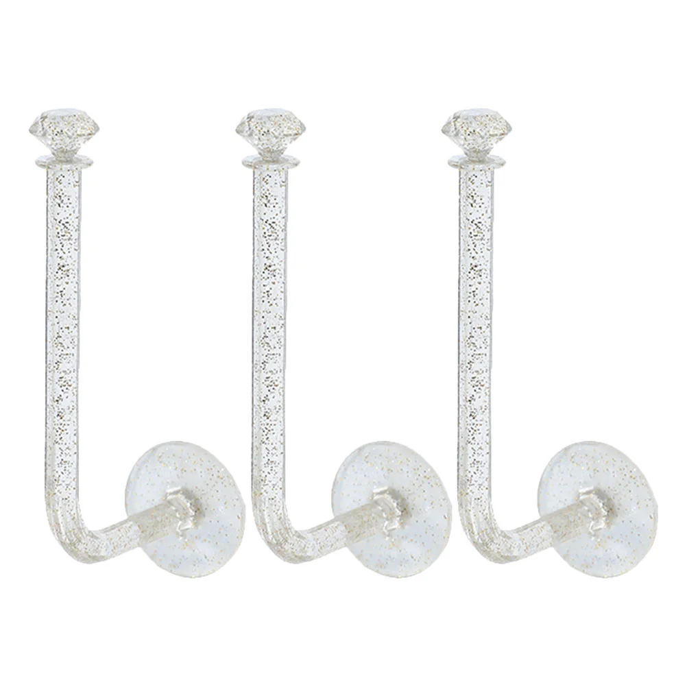 

Organizer Hair Holder Stand Headband Hooks Wall Display Rack Donut Ties Hoop Tie Towel Jewelry Scrunchy Robe Band Hanger Mounted