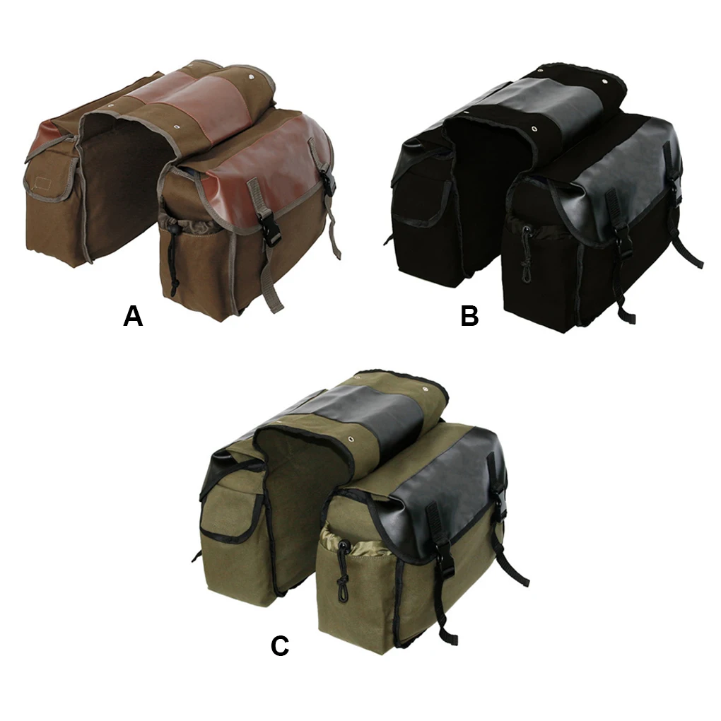 

Bicycle Saddle Rear Rack Bag Cycling Riding Back Seat Pouch Pocket