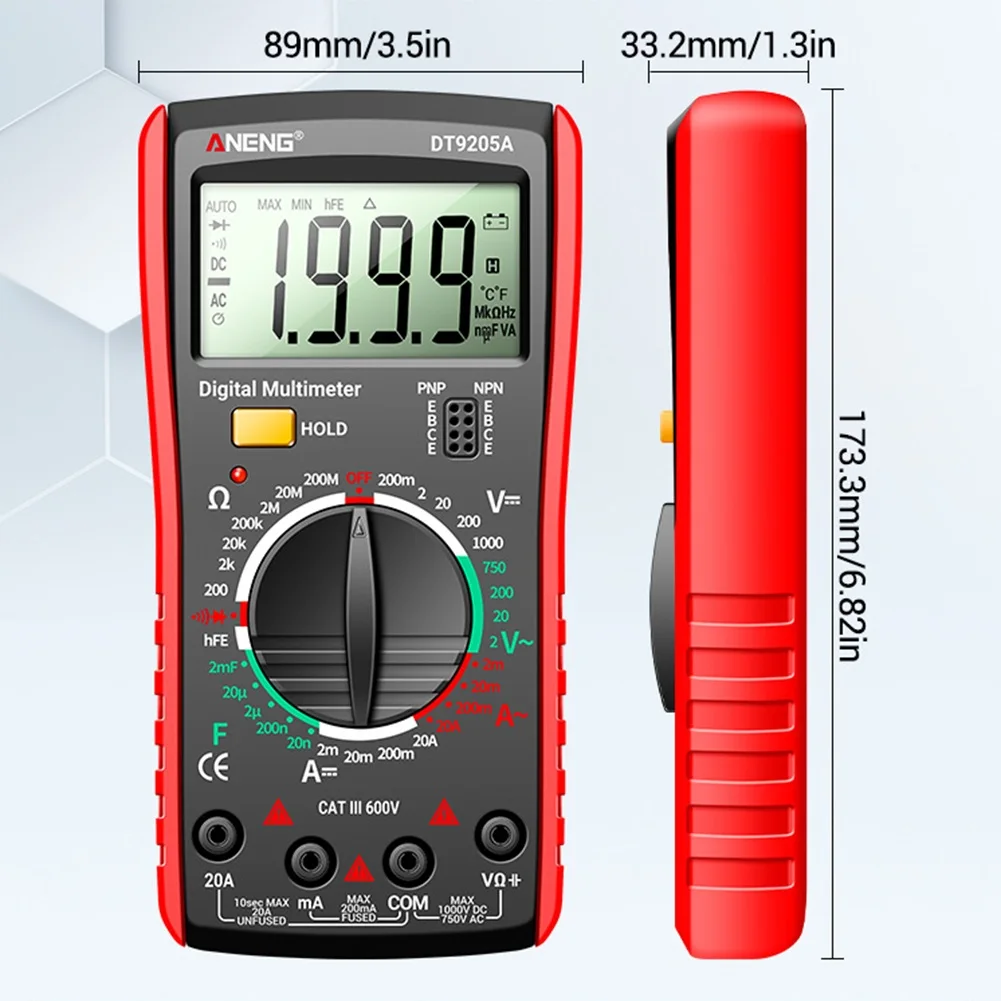 Цифровой мультиметр DT9205A