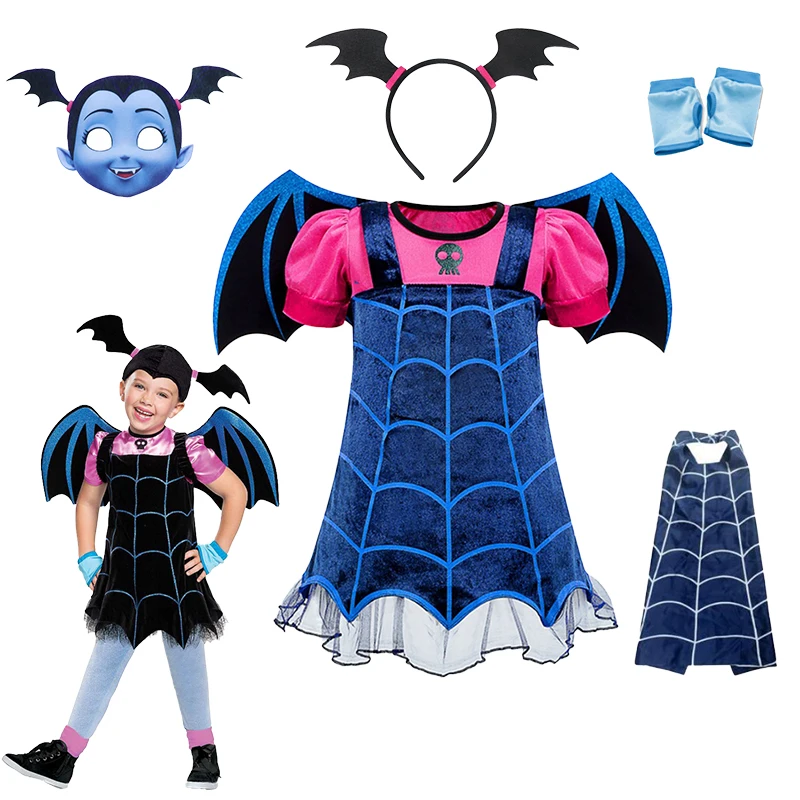 Платье для косплея Vampirina наряд хэллоуивечерние костюм принцессы нарядное платье