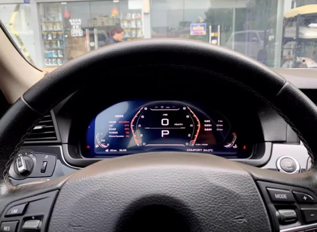 HXHY умные новейшие оригинальные автомобильные цифровые ЖК-спидомеры приборная