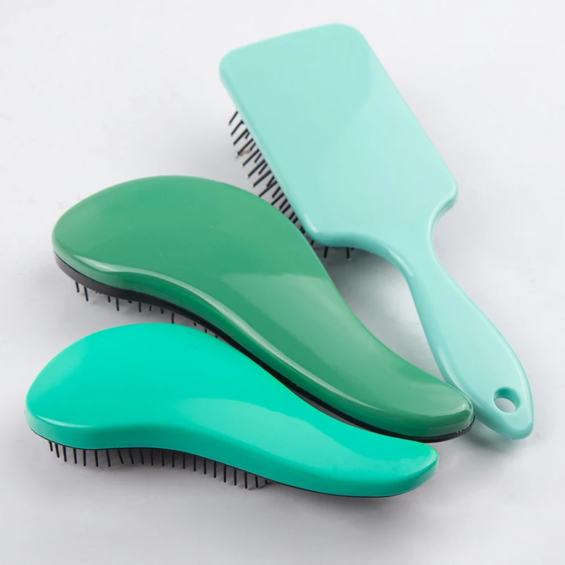 

Air Cushion Hair Combs Green Hair Brush Women Anti-knot Detangler Scalp Hair Care Healthy Massage Comb Curly Hairdresser Tool