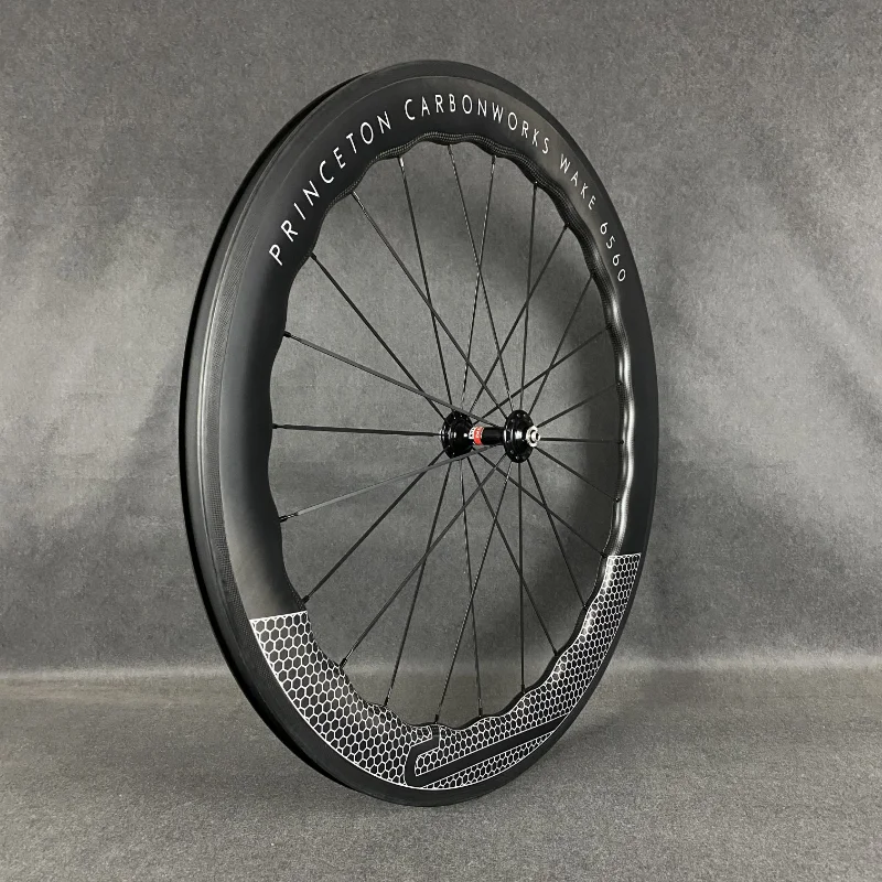 

700C Road Bicycle Carbon Fiber Ring Brake 6560 Wheelset Surface Fixie Wheelset Clincher Tubular Tubeless Hub Optional WRXYH