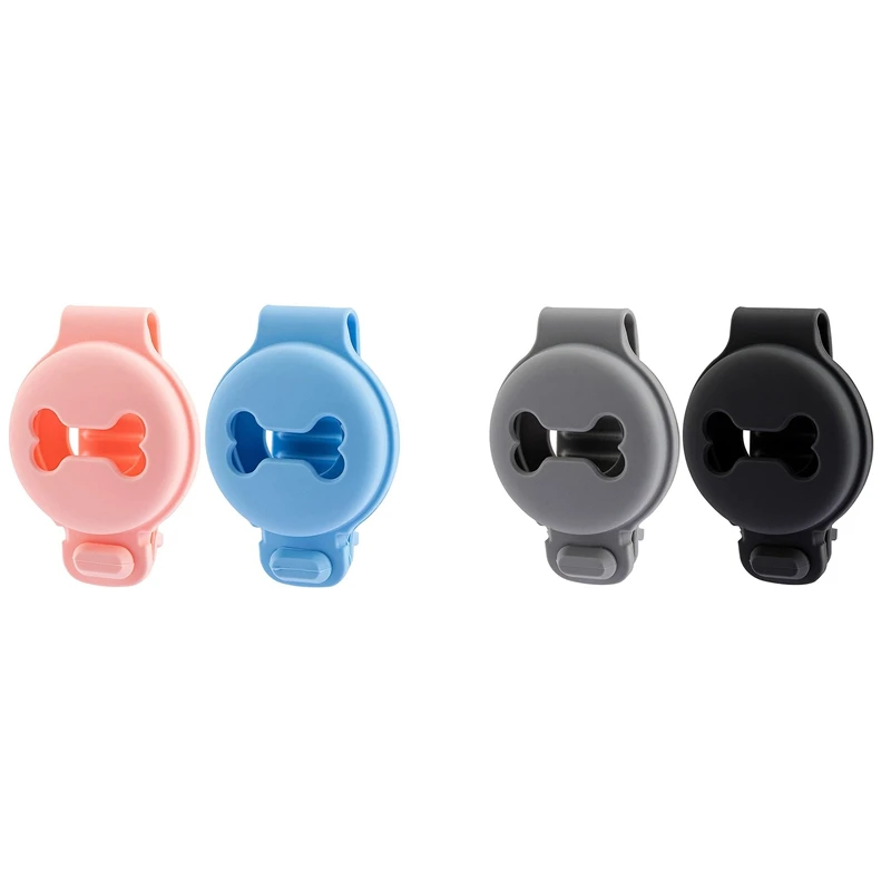 2 шт. силиконовый защитный чехол для домашних животных Airtag против царапин в форме