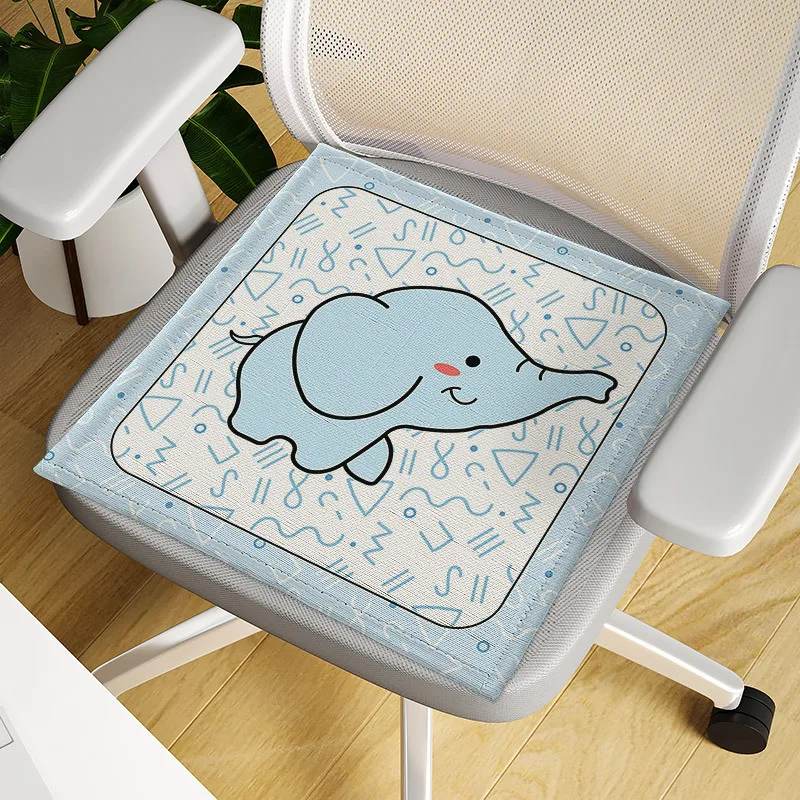 

Cartoon cushion four seasons universal thickened dining chair cushion butt cushion office student bench seat cushion chair cush