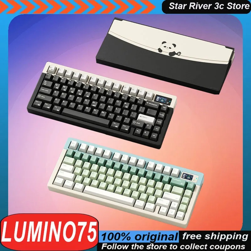 Клавиатура Luminkey Lumino75 Механическая Беспроводная из алюминиевого сплава 4400 мАч