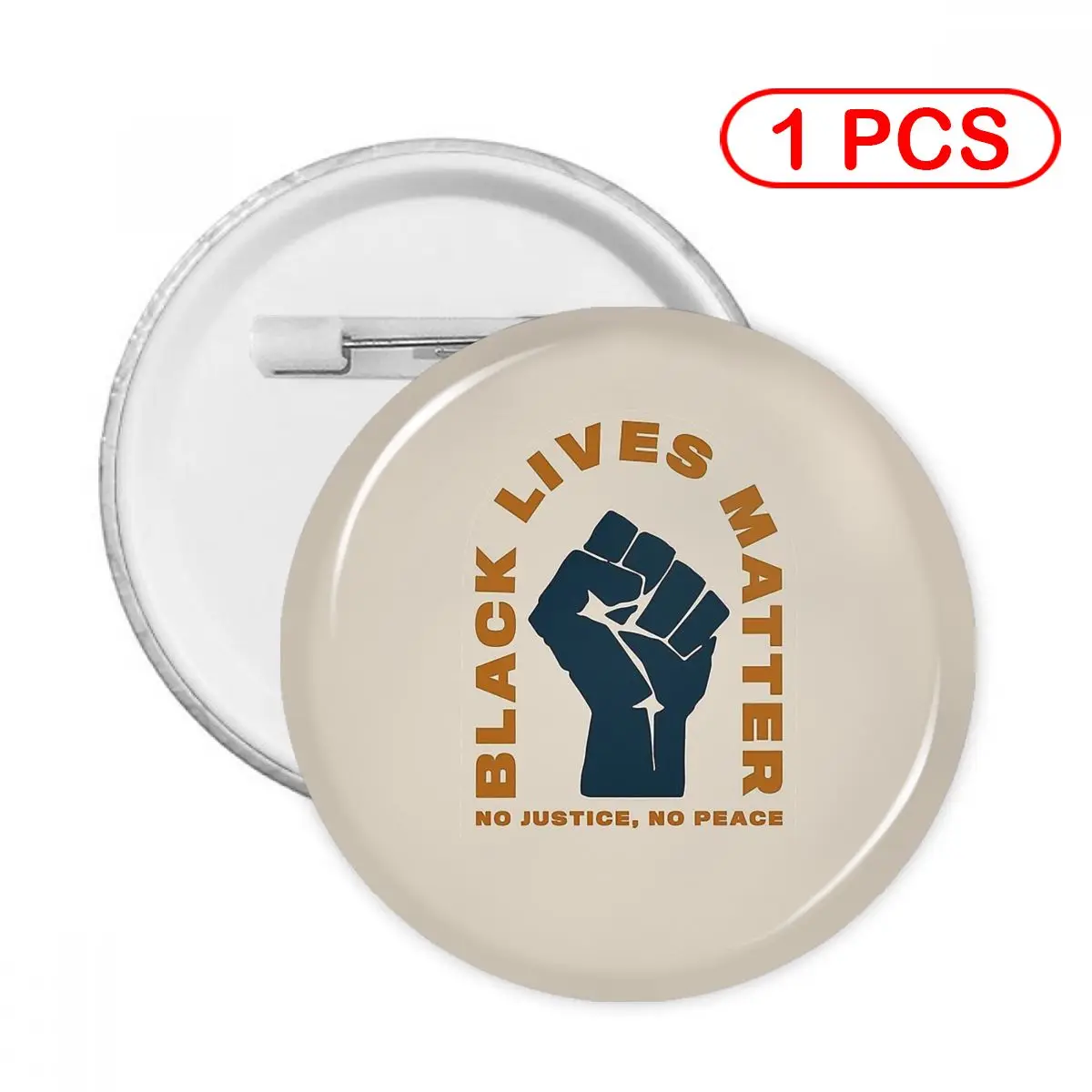 

Black Lives Matters Pins Creative Brooch Jewelry Decor Metal Pin Badge Girl Child Broche Button Clothes Gift