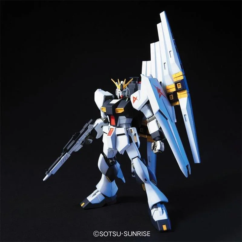 Bandai Original HG 1/144 RX-93 New Nu Gundam аниме экшн-фигурка Сборная модель игрушки модели