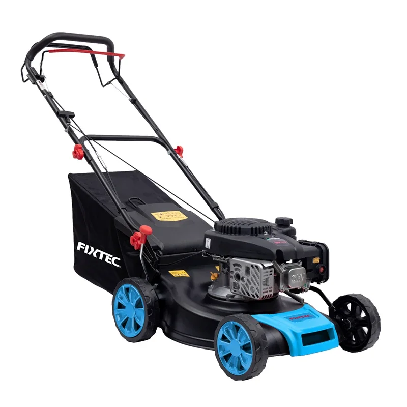FIXTEC 18-дюймовые самоходная садовая газонокосилка ручная 139cc 55L бензиновая