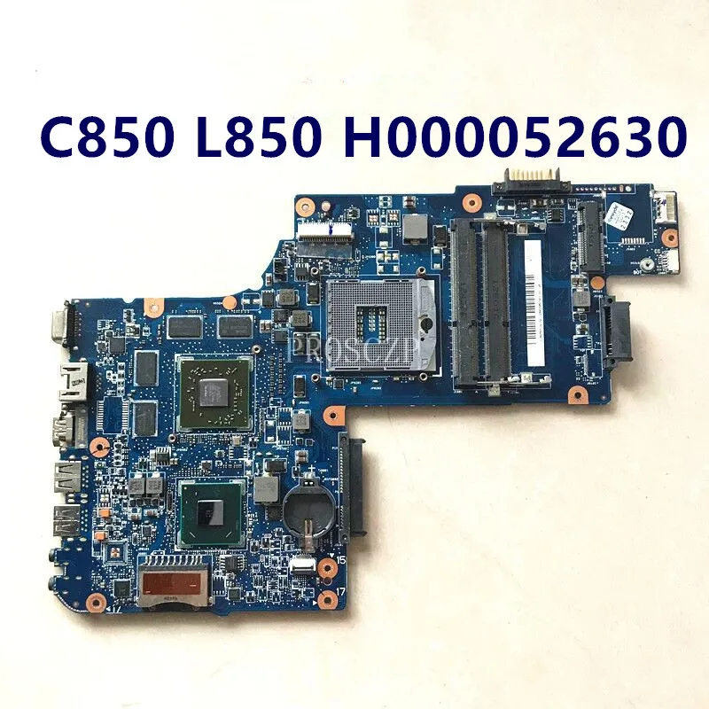 

High Quality Free Shipping Mainboard For C850 L850 Laptop Motherboard H000052630 HD7610M HM76 DDR3 100% Working Well
