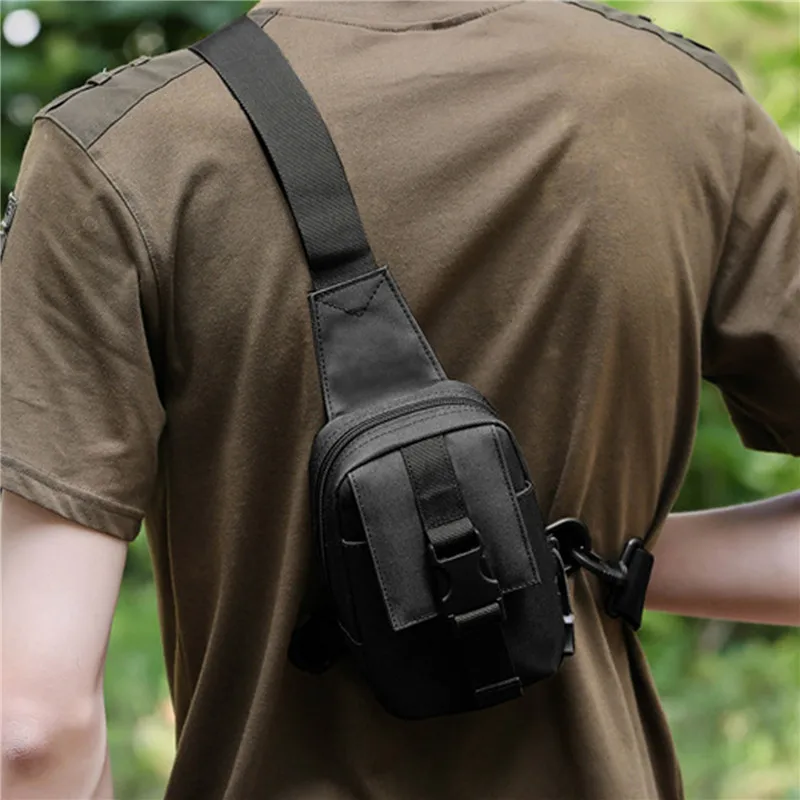 

Тактическая нагрудная сумка, военная сумка для трекинга, спортивная сумка, сумка через плечо, сумка для пеших прогулок, велоспорта, кемпинга