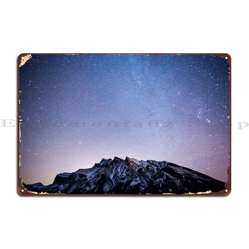 

Galactic Peaks Metal Plaque Home Custom Bar Cinema Character Tin Sign Poster