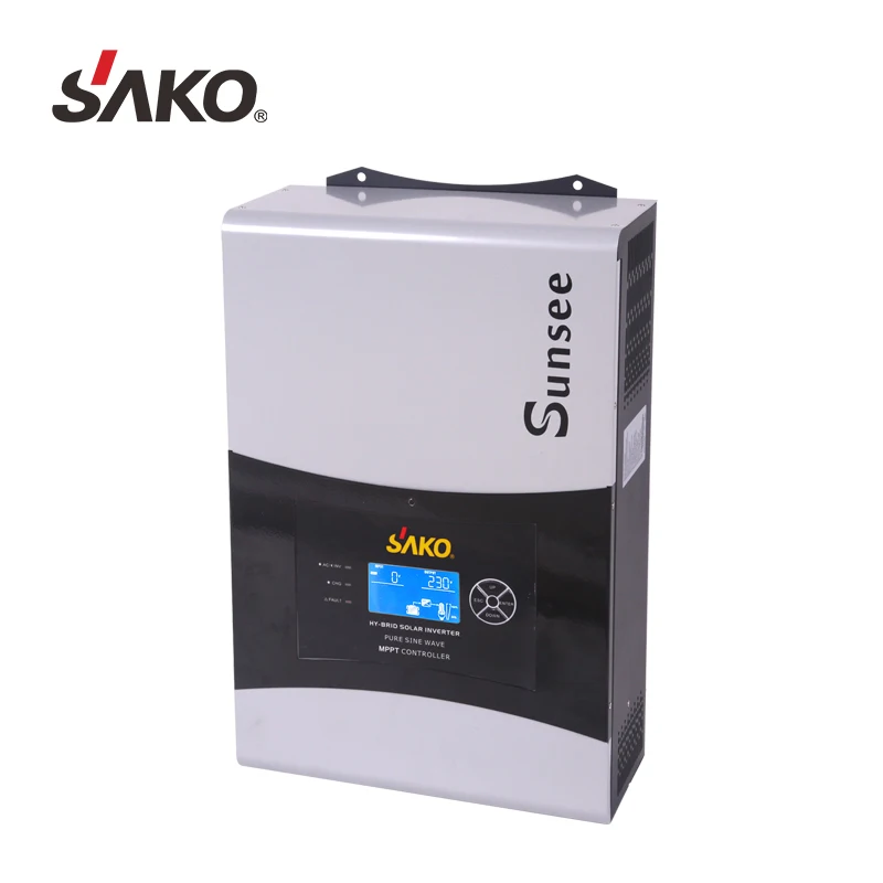 

SAKO SUNSEE 3KW solar inverter hybrid Pure Sine Wave Solar Inverter with MPPT Solar Charger hybrid inverter Factory