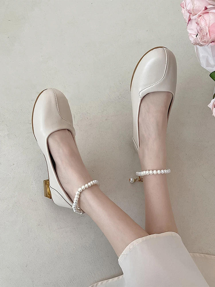 

Туфли-лодочки женские с круглым носком, на каблуке 3 см