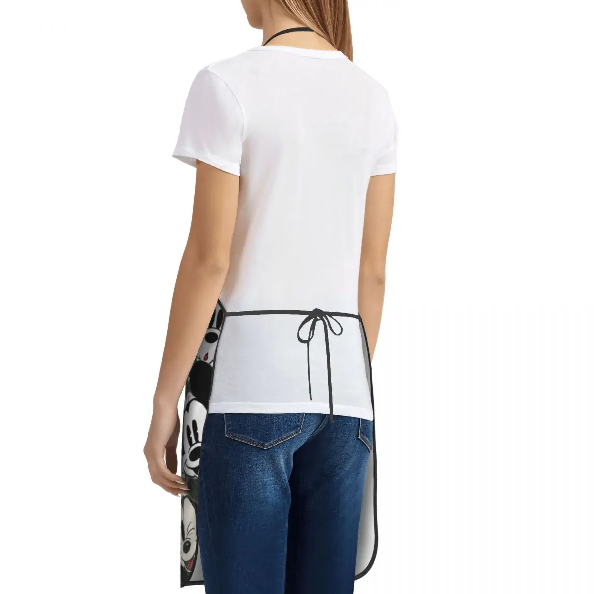 Фартук с Микки Маусом для мужчин и женщин кухонный комбинезон унисекс в