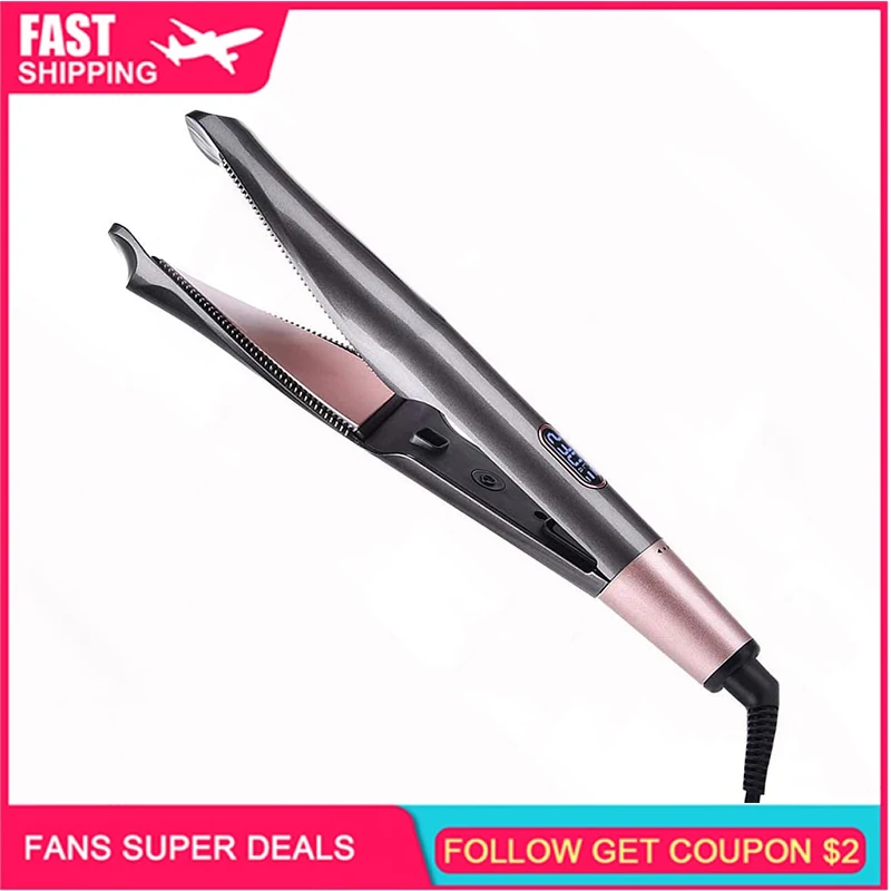 

Профессиональный Выпрямитель для волос, плойка, волнистая витая пластина, плойка 2 в 1, Керамический выпрямитель для завивки волос, плойка