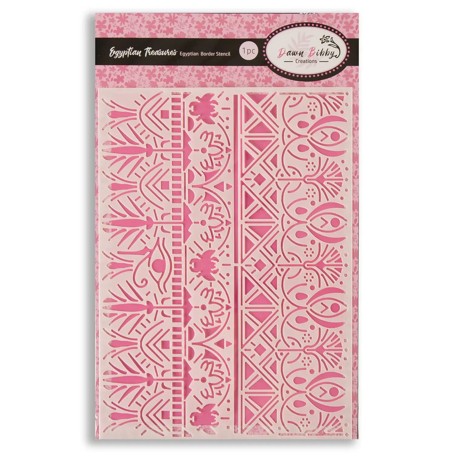 Элегантный египетский стиль металлические штампы и прозрачные вырезной штамп