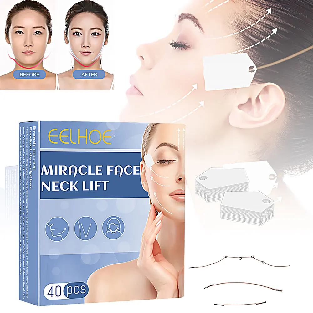 

40Pcs Nvisible Face Lift Tape Neck Eye V Line Shape Anti Wrinkle