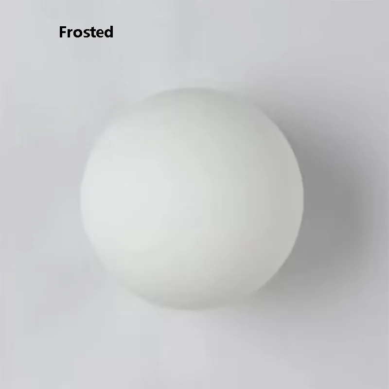 

Настенный светильник khelse белый гладкий стеклянный шар