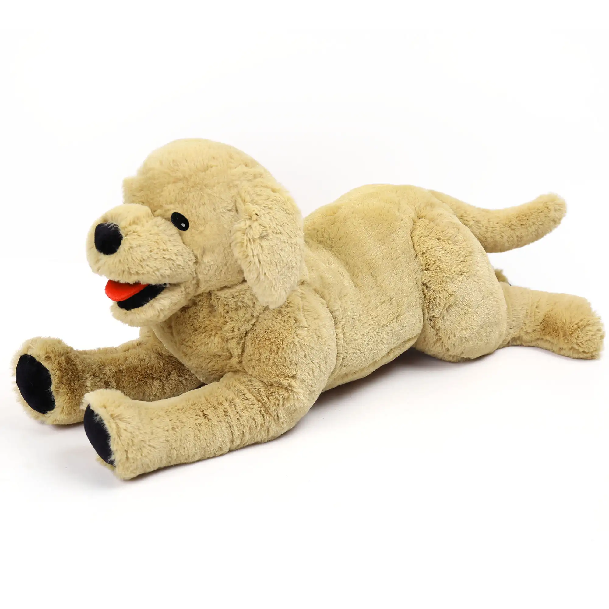 

21 in Large Dog Stuffed Animals Plush Golden Retriever Plush Toys Valentine's Day