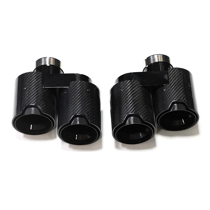 

Наконечник для выхлопной трубы из углеродного волокна для BMW G20 G21 330i 330d 330e, наконечник глушителя, насадка для выхлопной системы, выхлопная труба 2,5 дюйма, выхлопная труба