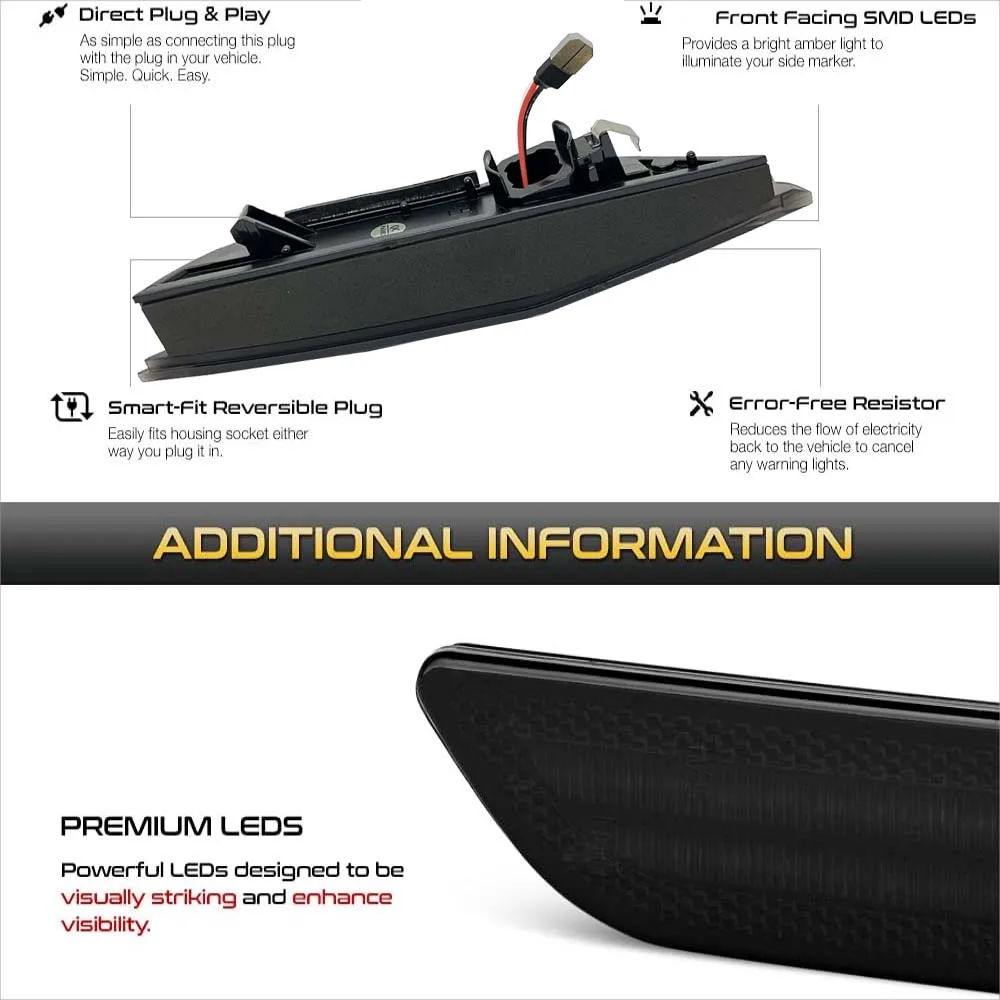 2 шт. динамические мигающие лампы для Nissan GTR R35 Coupe 2007-2022