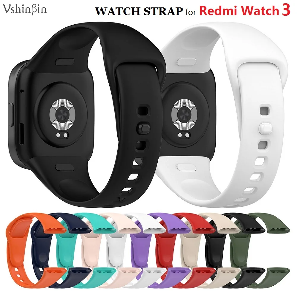 

Ремешок силиконовый для смарт-часов Xiaomi Redmi Watch 3, 10 шт.