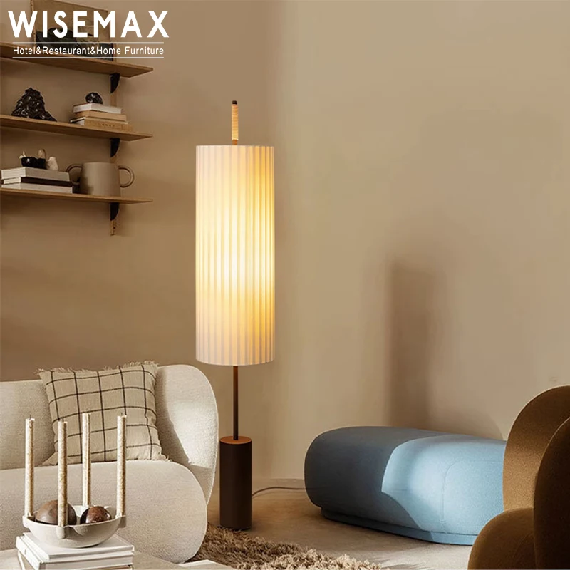 Фото Напольный светильник WISEMAX FURNITURE в ретро-стиле для японской гостиной и спальни, создающий атмосферу, для домашнего декора №3