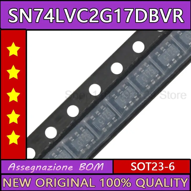 20 шт., SN74LVC2G17DBVR 74LVC2G17 SN74LVC2G17DBV SN74LVC2G17
