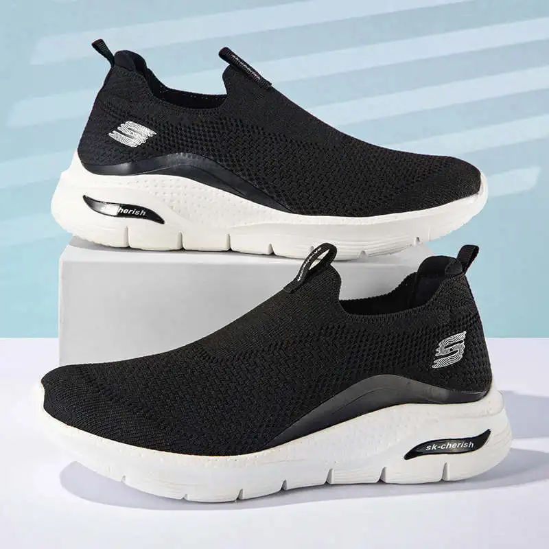

Men's Casual Sneakers Stockings Men Sport Shoes Non Leather Casual Running Shoes Men's Socks White Sports Shoes Sneckers Tennis