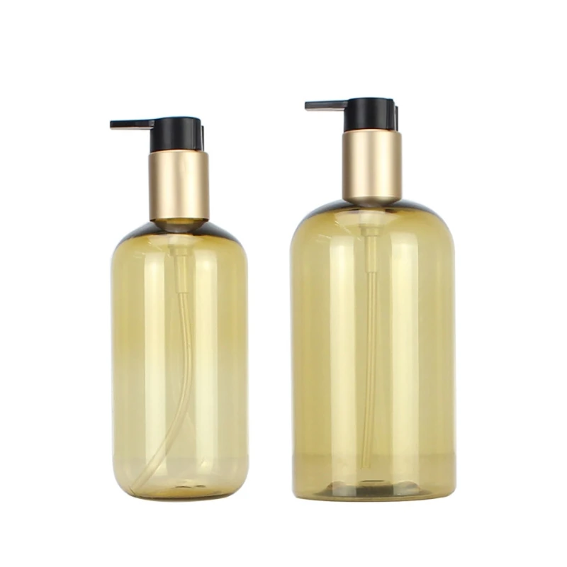 

RXJC 2pcs 300ml 500ml Empty Pump Lotion Bottles Dispenser Refillable for Shampoo and Conditioner